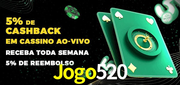 Promoções do cassino ao Vivo Jogo520